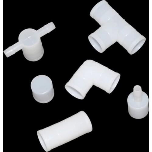 25mm Drinking Fountains Connector Chicken Automatic waterer Joint Pipe Pigeon Chicken Nipple Water Drinker Pipe 10 Pcs
