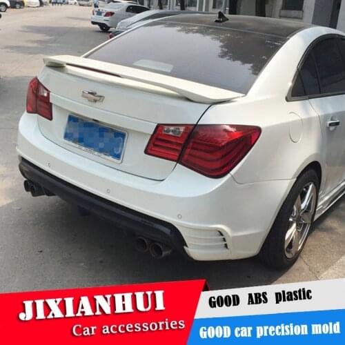 For Cruze Spoiler 2009-2013 Chevrolet Cruze YDAJK Spoiler ABS plastic Material Car Rear Wing Color Rear Spoiler