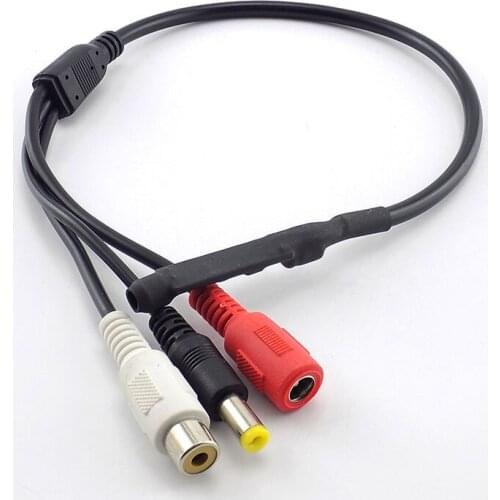 Microphone High Sensitive Microphone for Camera Audio Surveillance CCTV System Camera