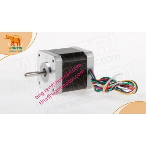 1PC Wantai 4-lead Nema 17 Stepper Motor 42BYGHW609 56oz-in 40mm 1.7A CE ROSH ISO CNC 3D Printer, Reprapp.FREE SHIP