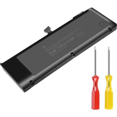10.95V 77.5Wh Replacement Battery A1382 for 15 inch MacBook Pro Core i7 only for Early/Late 2011, Mid 2012