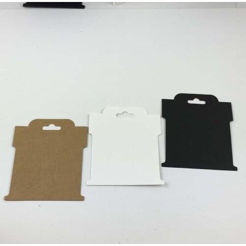 24Pcs/Lot 10.5x9cm Cute Irregular Shape Paper Hair Clip Hang Card For Packing Tuck Comb Hairpin Available Plastic Clear Opp Bags