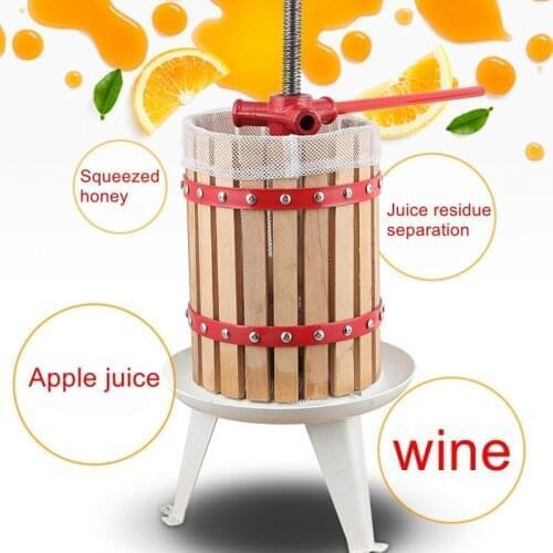 30LL barrel grape press consumer and commercial agricultural manual juicer wood press fruit and vegetable press