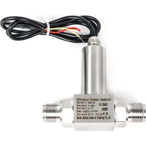 300psi Pressure 0-5V Oil Pipe Differential Pressure Sensor For Air Gas Liquid