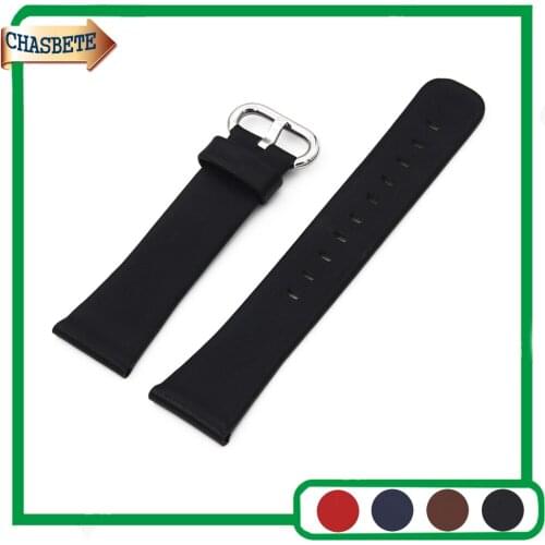 Leather Watch Band for Samsung Gear S3 Classic / Frontier 22mm Men Women Belt Wrist Strap Loop Bracelet Black Brown Blue Red