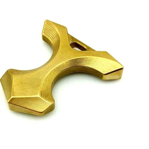 Brass Outdoor EDC Tactical Tool Multifunctional Mens Necklace Pendant Keychain Partner Emergency Window Breaker