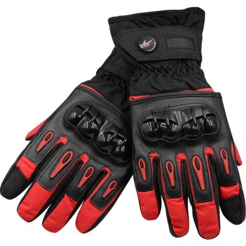Motorcycle Gloves Racing Waterproof Windproof Winter Warm Leather Cycling Bicycle Motor Glove motorcycle gloves motocross gloves
