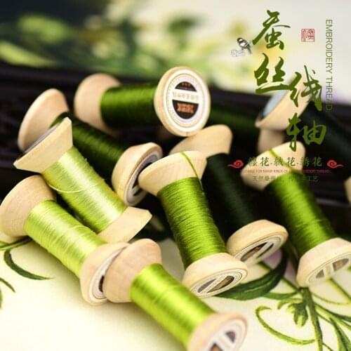 New Item Chinese 100% Silk Embroidery Thread Yarn embroidery floss for Sewing Article Wooden packing