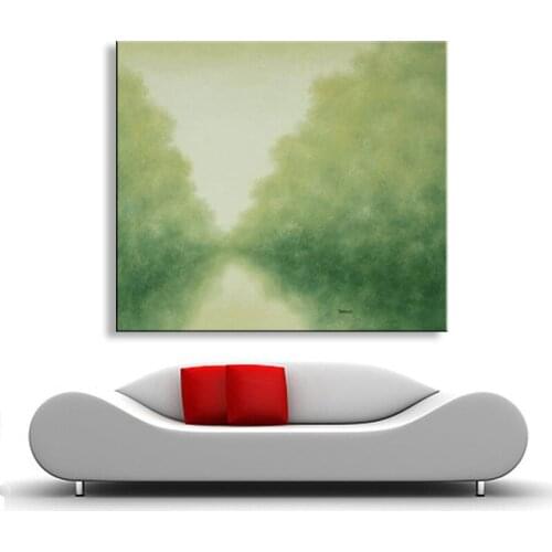 Handmade oil painting on canvas modern Landscape painting art Abstract oil painting original directly from artist HVD-001