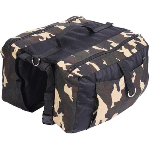 Pet Dog Backpack Harness Oxford Cloth Large Dog Bag Saddlebag Outdoor Travel Hiking Backpack Rucksack for Middle Large Size Dog