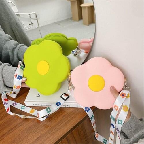Women Children Stylish Flower Shape Crossbody Bags Parent-Child Shoulder Handbag Backpacks Children Small Messenger Bag