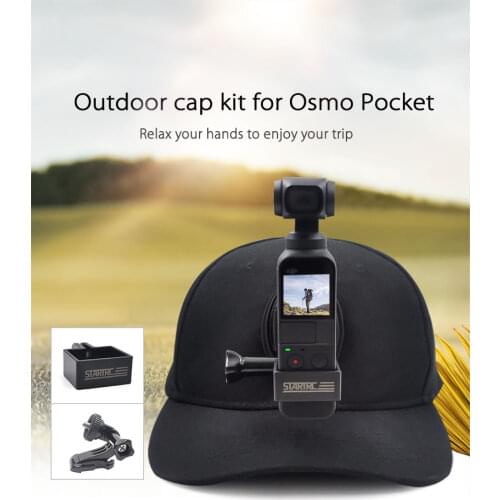 STARTRC Camera stand extension hat Holder Hat for DJI OSMO Pocket 2/Action/Insta360 ONE/ONE X/EVO Camera Accessories