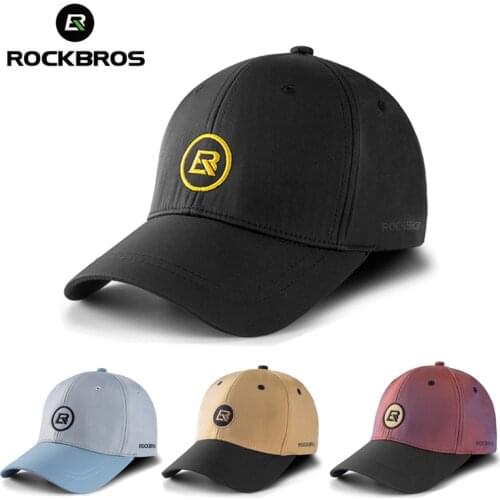 ROCKBROS Cycling Caps Spring Summer Bicycle Cap Men Women Hats Headwear Sun Protection Breathable Motorcycle Running Bike Caps