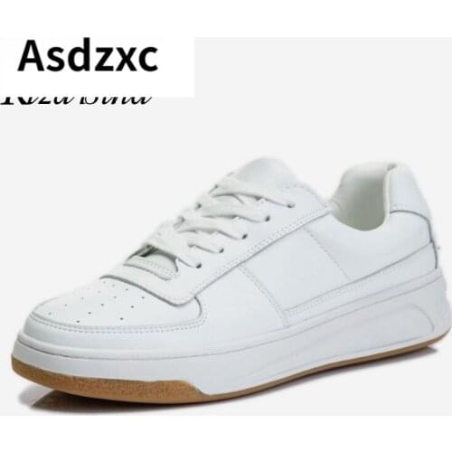 2021 Ins Women Sneakers Real Leather Fashion Flats Shoes Woman Cross Strap Casual Daily Spring Lady Footwear Size 35-40