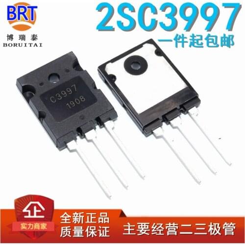 10pcs/lot New Spot C3997 2sc3997 TO-3P Triode Ultrasonic Power Tube 25a1500v