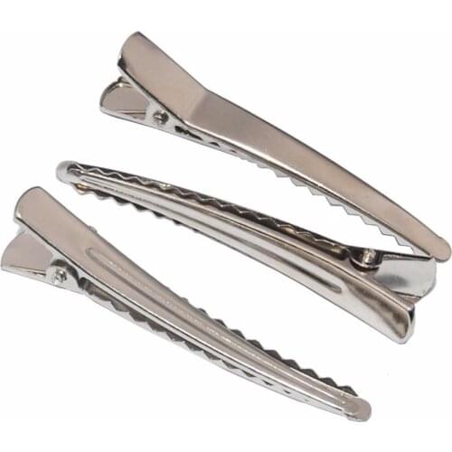 100pcs 35mm 45mm 60mm Alligator Hair Clip Good Quality Barrette Metal Clip Girls Hairpin for DIY Crafts Hair Accessory Head wear