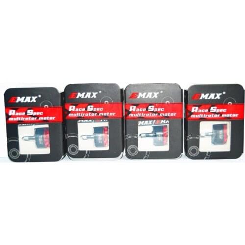4 BOX Original Newest EMAX RS2306 2400KV/2750KV Motor for FPV RACER Quadcopter RC Drone Aircraft BLACK+retail box