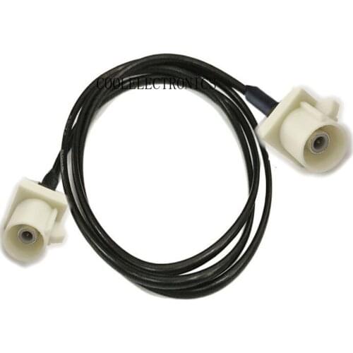 White Fakra B SMB male to Fakra B male for GPS Antenna Extension Pigtail Cable RG174 50ohm 1m 2m 3m 5m 10m
