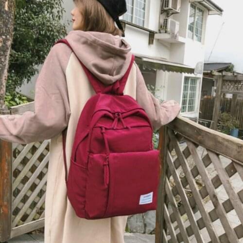 Large Backpack Nylon Fashion Capacity Women Softback Travel Backpacks Casual School Bag Teenage Girl Women Bags
