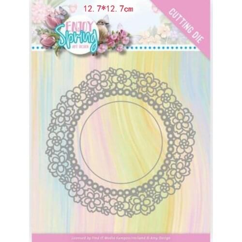 CH 2021 New Arrival Lace Edge Metal Cutting Dies 3D DIY Scrapbooking Carbon Sharp Craft Die Photo Invitation Cards Decoration