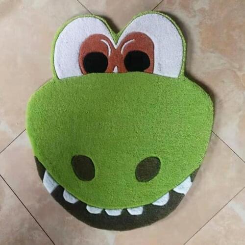 Dinosaur area rug for kids room Hand tufting acrylic lovely child carpet Cartoon animal baby‘s rug Customized rug for bedroom