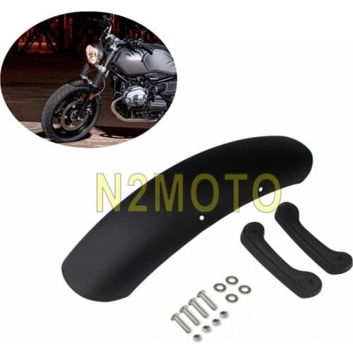 For BMW R nine T R9T 2014 2015 2016 2017 2018 2019 Motorcycle Black Aluminum Front Wheel Protection Fender Splash Mudguard Cover