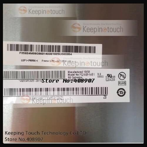 For New 24inch M240HW01 V.8 LCD Display Screen Panel