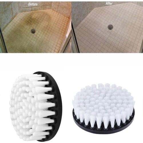 Electric Scrubber Brush Drill Brush Kit Plastic Round Nylon Brush For Carpet чистки Tires Cleaning Glass Brushes Car Щетка S3V7