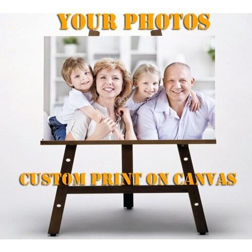 Custom Print On Canvas Printing Customized Posters and Prints Wall Art Pictures Home Decoration Your Photo Decorative Pictures