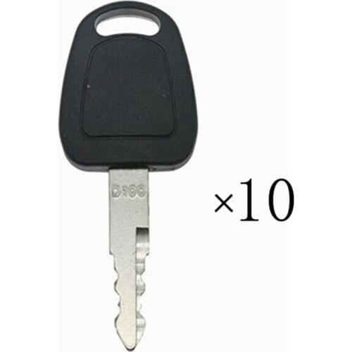 10pc Keys For Doosan For Daewoo Terex Bobcat E80 E900 Excavator # K1009605 D100
