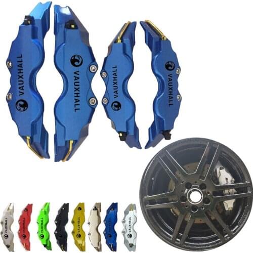 8 Colors ABS Plastic Disc Brake Caliper Cover Opel Logo Vauxhall Sticker Car Styling For Opel Front Rear Free Shipping