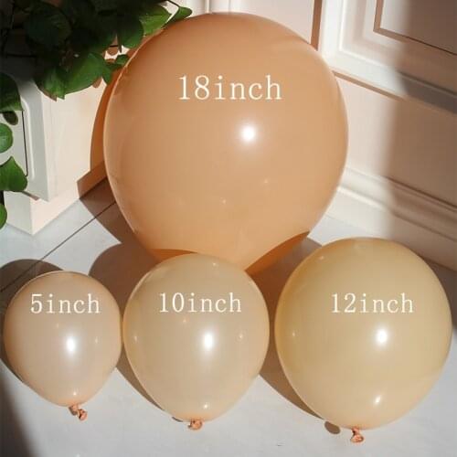 5''10''12''18''36'skin colour Latex Balloon Helium Balloons Wedding Decoration Baby Shower Birthday Party Supplies