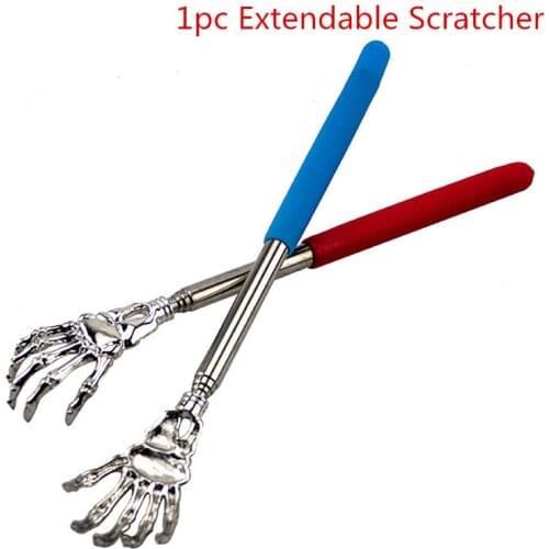 1Pc Scratcher Claw Massager For Blood Circulation Relax Health Extendable Portable Massage Tool Stainless Steel Telescopic Back