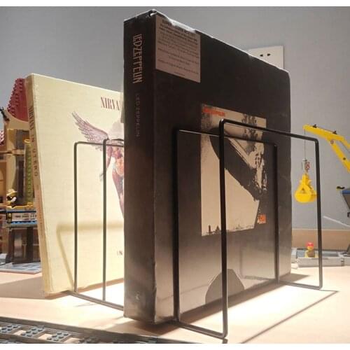 Metal LP Vinyl Record Display Shelf Turntable Storage Shelf Exhibit Stand Holder Drop Shipping