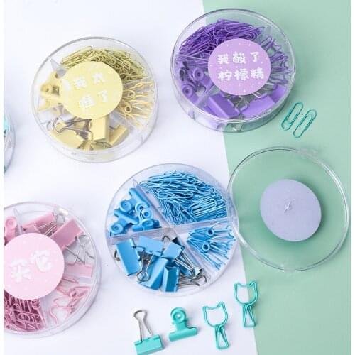 Office Metal Long Tail Clip Dovetail Clip Folder Bookmark Paper Ticket Clip Assorted Clamps Study Binder Clips Binding Supplies