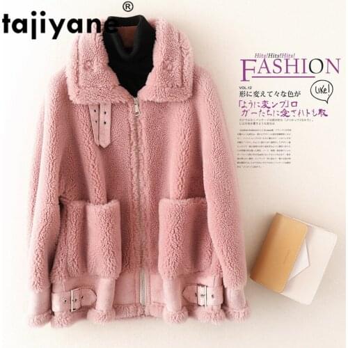 Autumn Coat Winter Women Clothes 2021 Korean Real Fur Coat Female Wool Jacket Vintage Sheep Shearling Tops Abrigo Mujer ZT4676