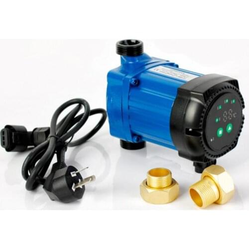 Warm Geothermal Booster Pump Hot Water Circulation Pump Silent Geating Pipe Smart Return Pump 100W 25MM