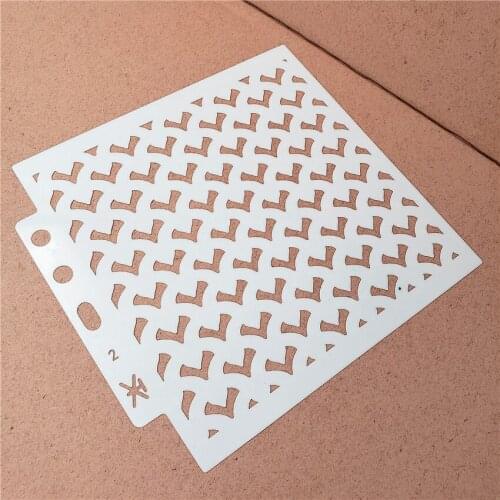 14.1*13 Tseagulls stencils Cover template spray plastic mold shield DIY cake hollow Embellishment printing lace ruler Easter