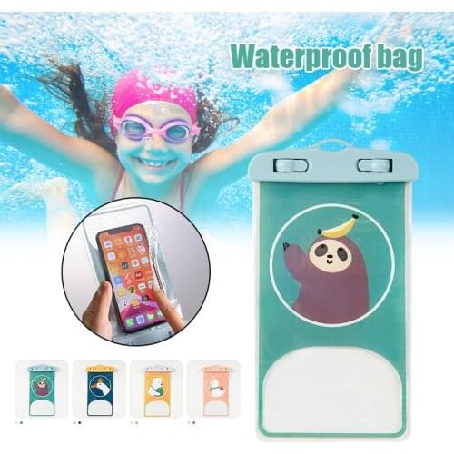 Universal Waterproof Pouch Transparent Underwater Cellphone Dry Bag Case for Swimming Boating Fishing NOV99
