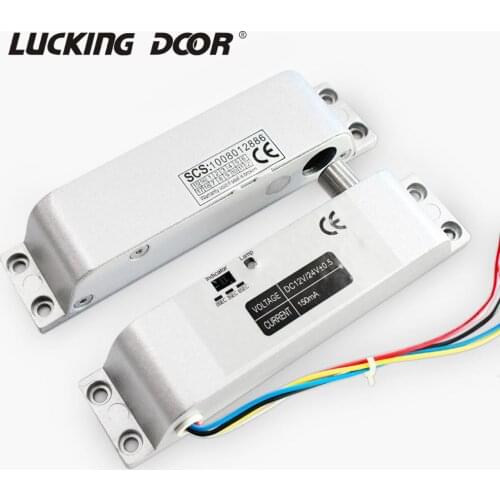 Electric Mortise Lock DC 12V Fail Safe Electric Drop Bolt Lock Door Security Lock time delay Access Control Accessories