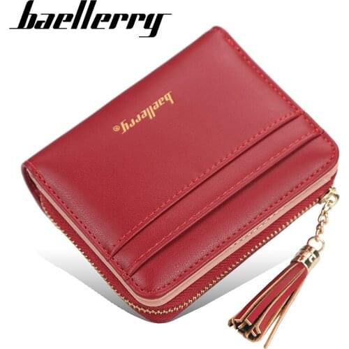 Baellerry womens wallet Fashion zipper multi-function wallet Korean tassel coin purse card wallet porte feuille femme billetera