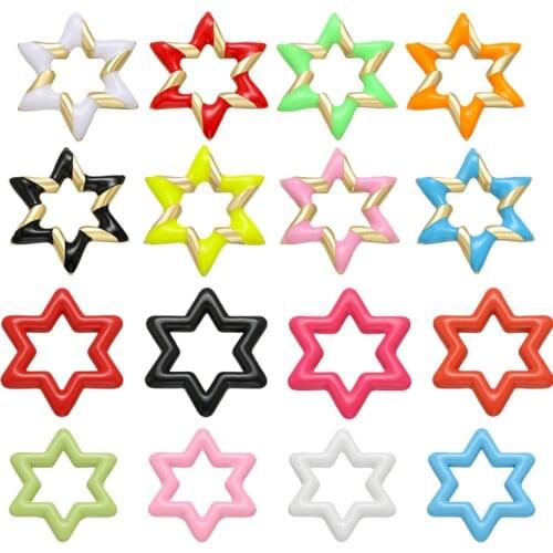 ZHUKOU 26 colors Gorgeous Star small pendant for jewelry making DIY handmade necklace earrings pendant Accessories model:VD709