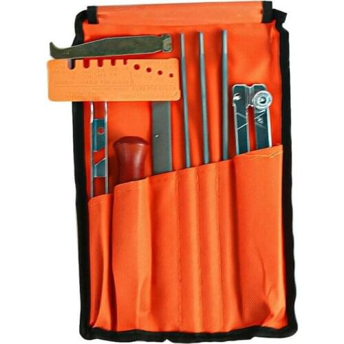 10 Pcs Chainsaw Accessories Durable Suit Chain Sharpening Tool Bag Sharpening Tool Practical Blade File