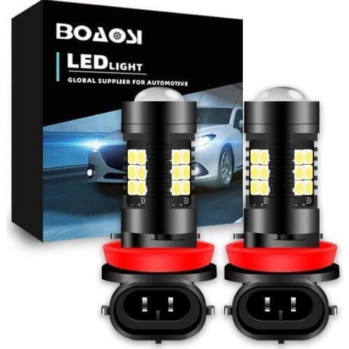 2x H7 H11 H8 9006 HB4 High Quality 3030 LED Auto Fog Lamp Car Anti Fog Light Bulb Fog lamps 6000K White