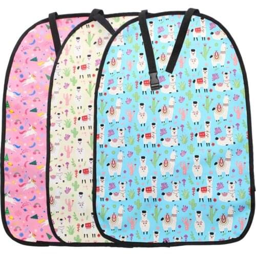 3 Colors Car Accessories Backseat Protector Colorful Cover For Children Kick Mat Dust-proof Bag Multi-fuction Cute Organizer Bag