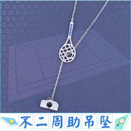 Anime Prince of Tennis Fuji Syusuke Cosplay S925 Sliver Necklace Fashion Pendant Chain Choker Accessories jewelry Gift