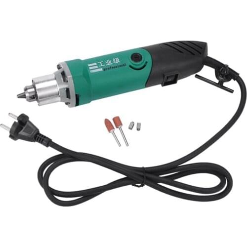 Hot 30000RPM 480W Electric Drill Mini Engraver with 6 Variable Speed for Metalworking Drilling Machine Polishing(Eu Plug)