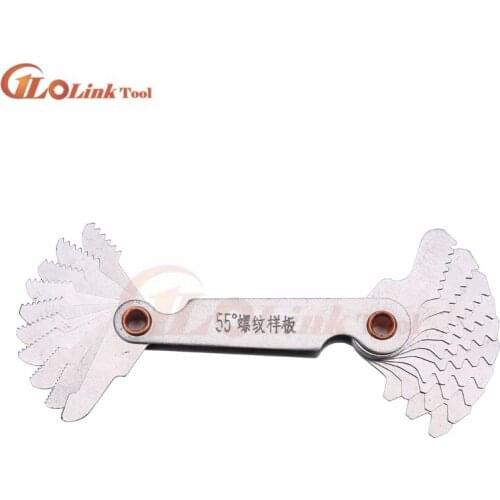 Metric Imperial US Screw Gauge 55 Degree & Metrisch 60 Degree Thread Pitch Gauge for Industrial Measurement Wholesale
