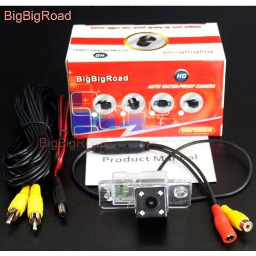 BigBigRoad Car Rear View Camera For Audi A3 A4 A5 A6L A8 A8L Q7 S3 S4 S5 S6 S8 RS3 RS5 RS6 2009 2010 2011 2012 2013 2014 2015