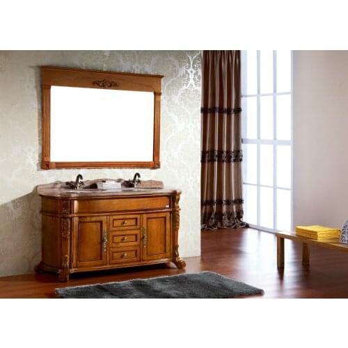 Classic bathroom cabinet double sinks